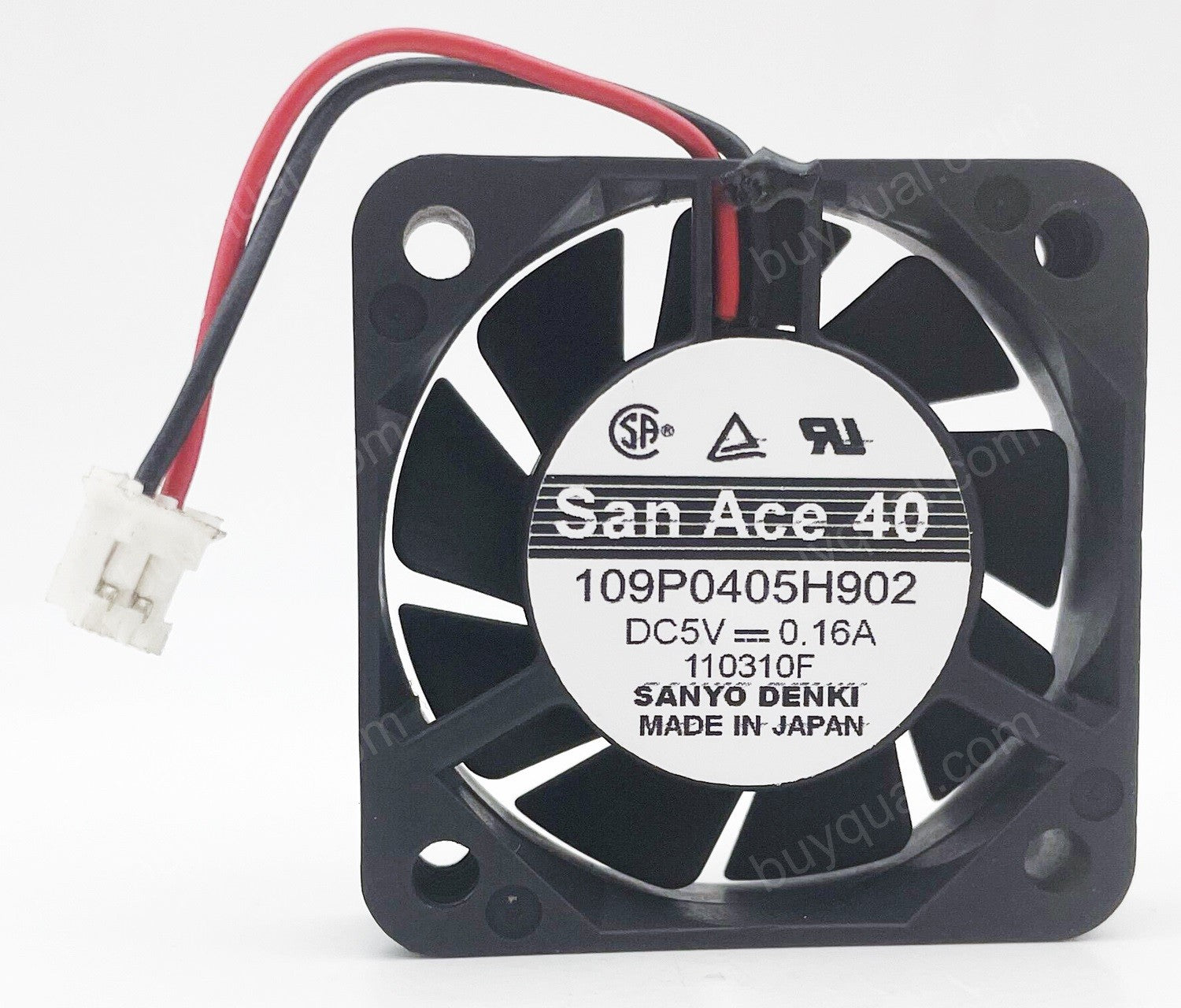 Sanyo 109P0405H902 5V 0.16A 2wires Cooling Fan