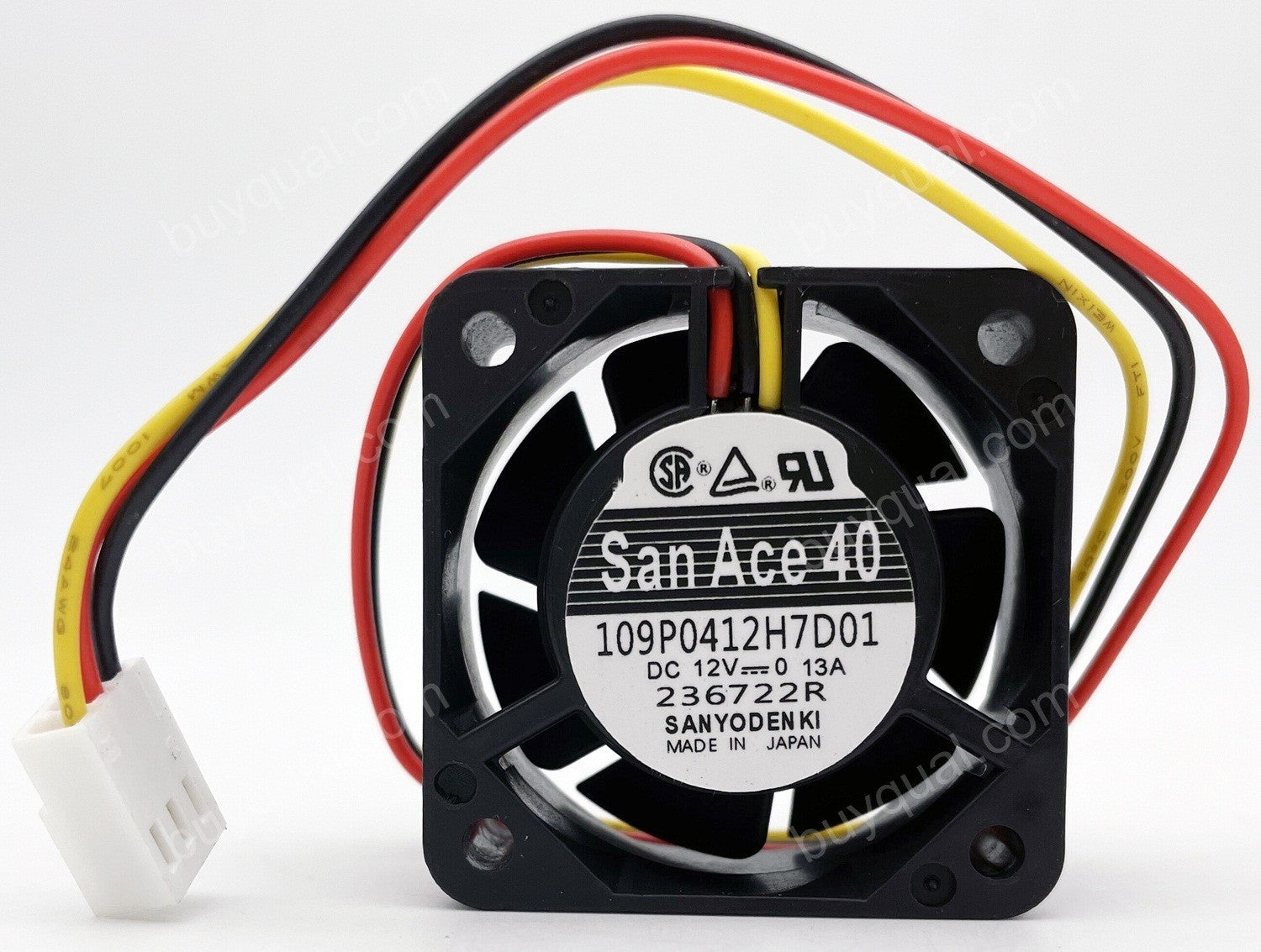 Sanyo 109P0412H7D01 12V 0.13A 3wires Cooling Fan