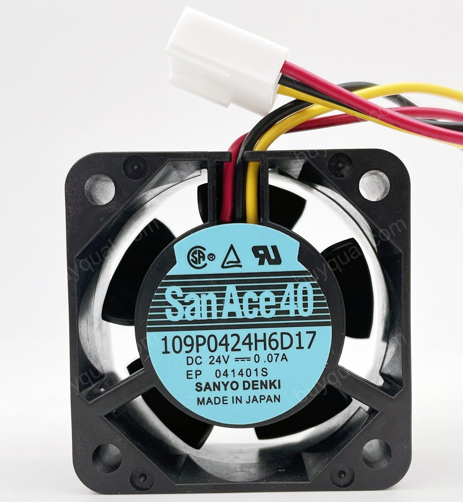 Sanyo 109P0424H6D17 24V 0.07A 3wires Cooling Fan - New