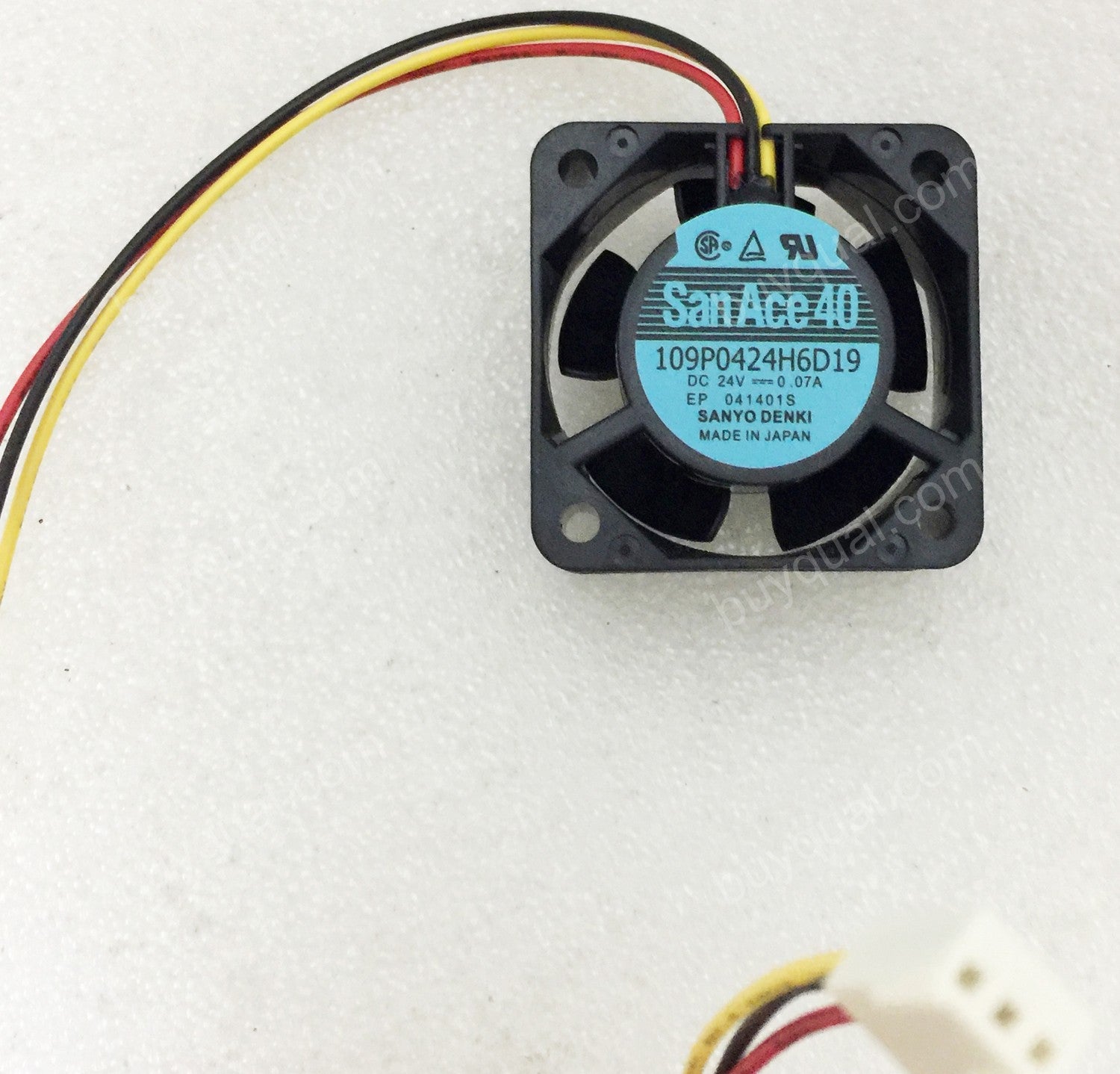 Sanyo 109P0424H6D19 24V 0.07A 3wires Cooling Fan - New