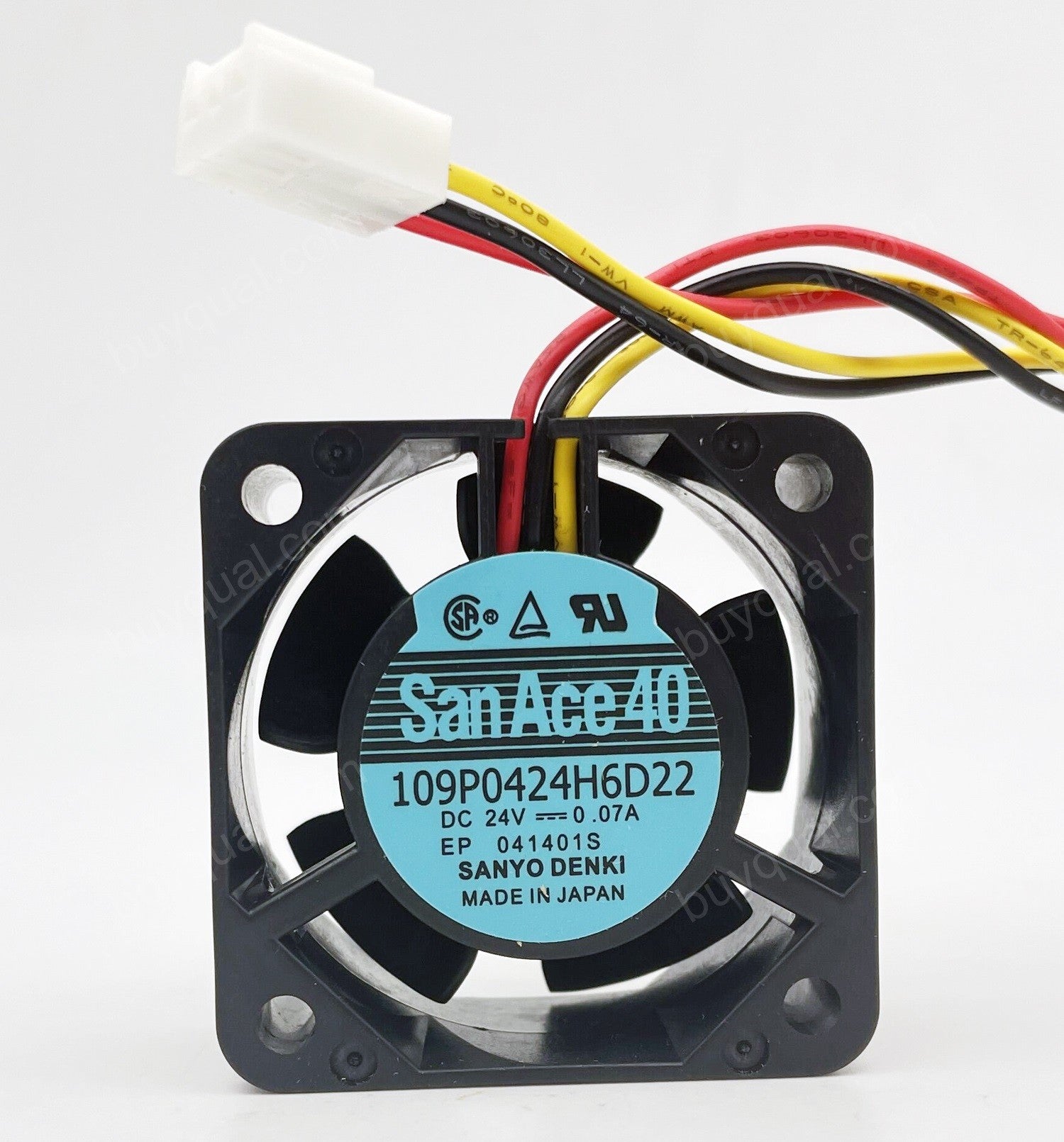 Sanyo 109P0424H6D22 24V 0.07A 3wires Cooling Fan - Original New