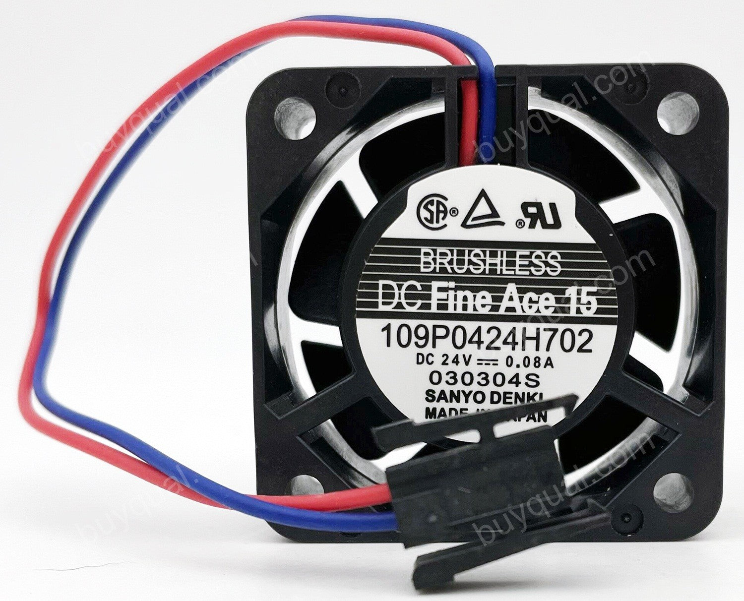 Sanyo 109P0424H702 24V 0.08A 2wires Cooling Fan