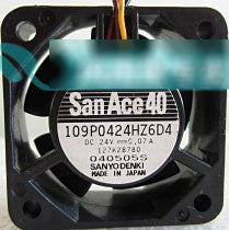 SANYO 109P0424HZ6D3 24V 0.07A 4wires cooling fan