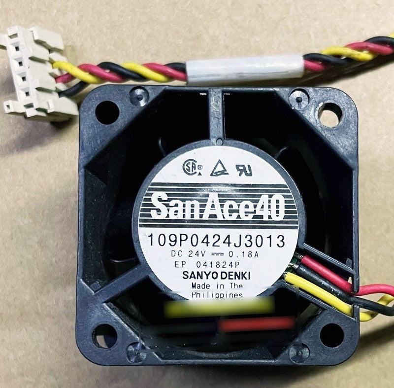 Sanyo 109P0424J3013 24V 0.18A 3wires Cooling Fan