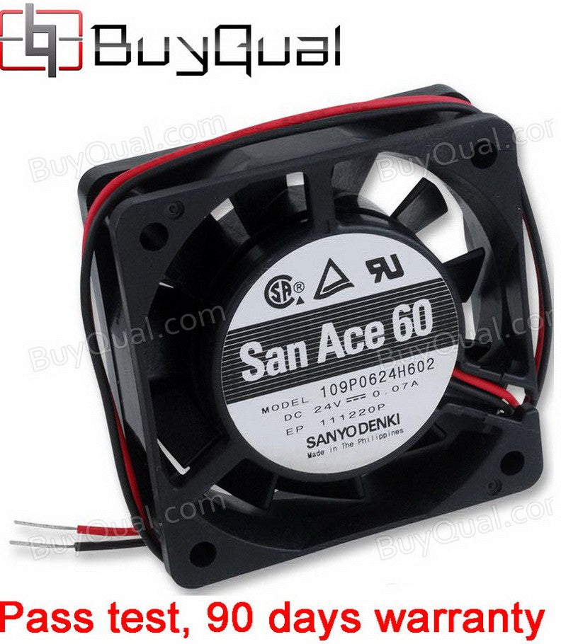 Sanyo 109P0624H602 24V 0.07A 2wires Cooling Fan