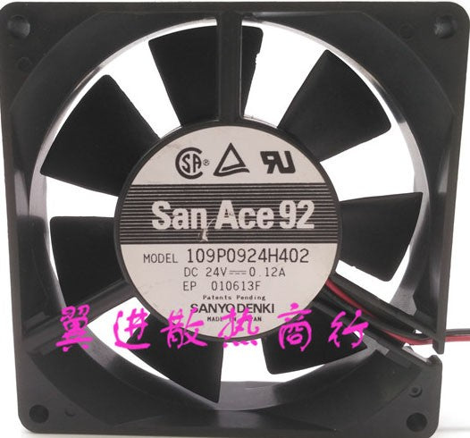 Sanyo 109P0924H402 24V 0.12A Cooling Fan
