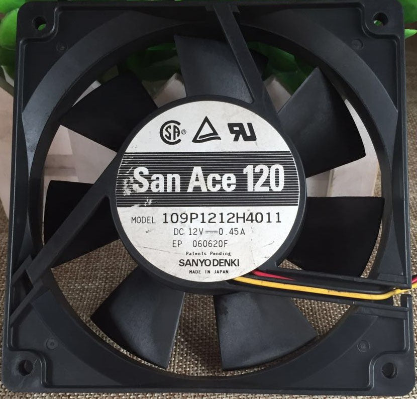 SANYO 109P1212H4011 12V 0.45A 2wires cooling fan