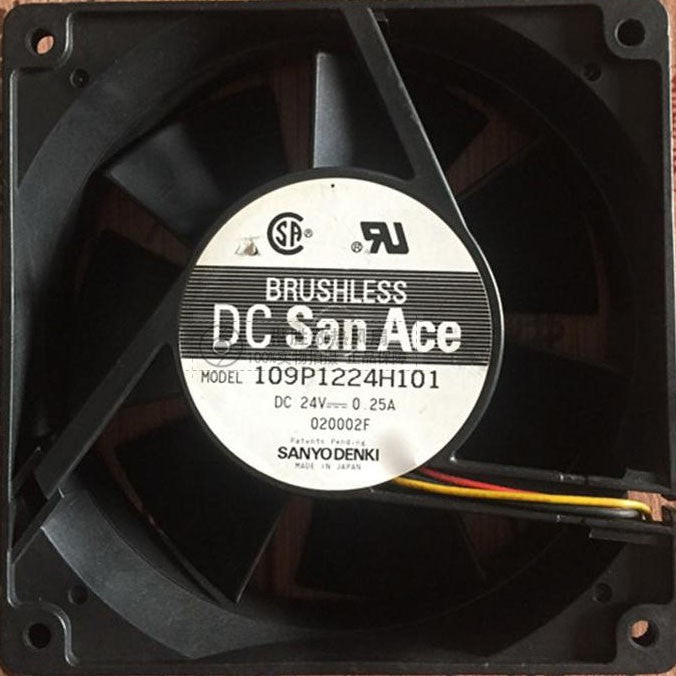 Sanyo 109P1224H101 24V 0.25A 3wires Cooling Fan