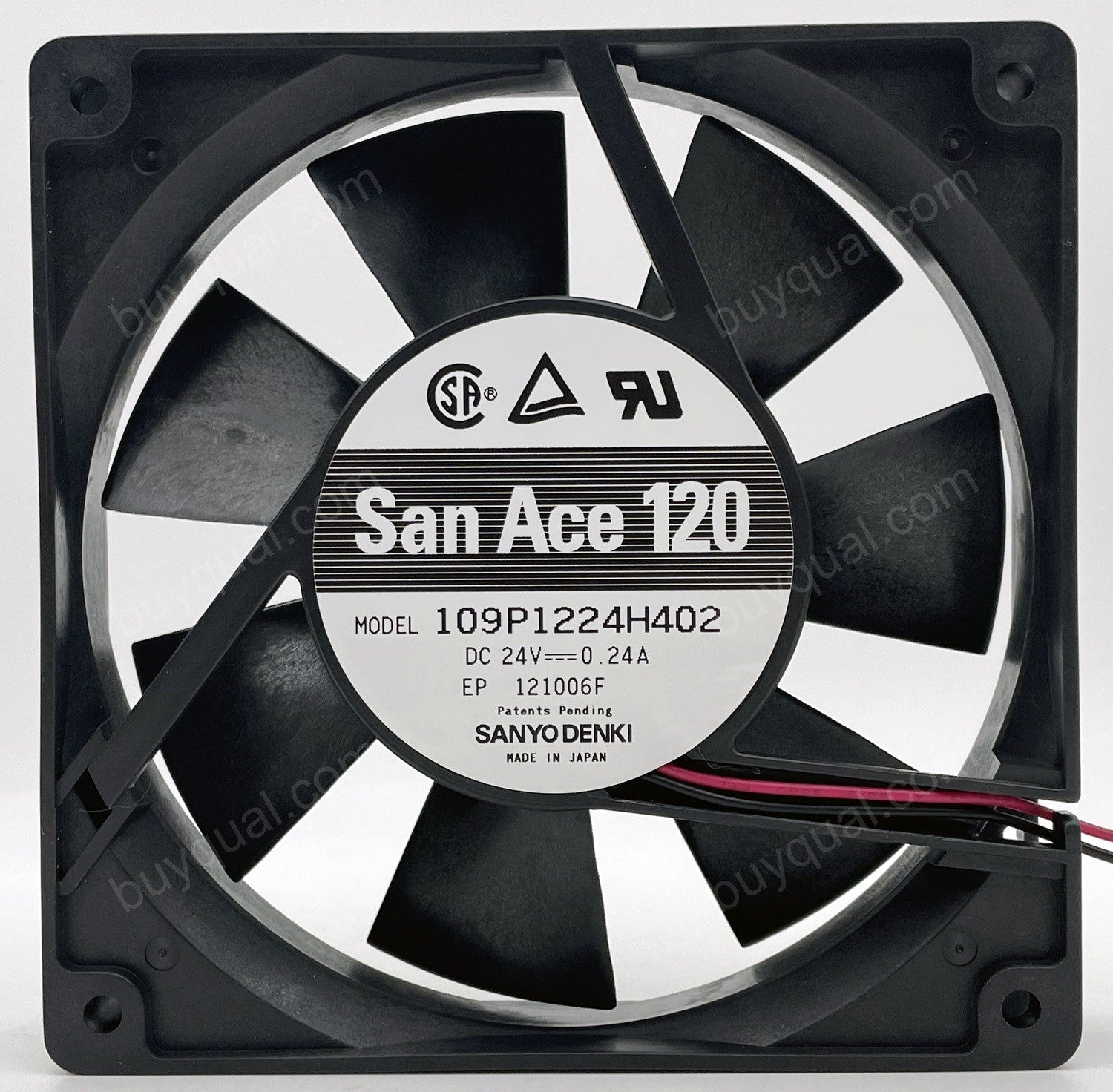 Sanyo 109P1224H402 109P1224H4021 24V 0.24A 2wires Cooling Fan