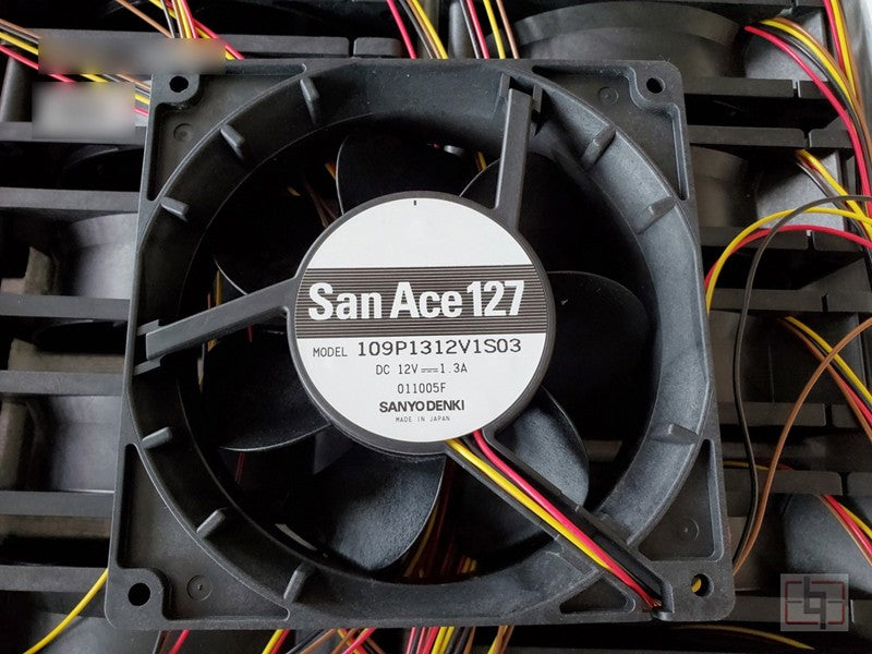 Sanyo 109P1312V1S03 12V 1.3A 4wires Cooling Fan - New