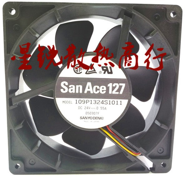 SANYO 109P1324S1011 24V 0.55A 3wires Cooling Fan