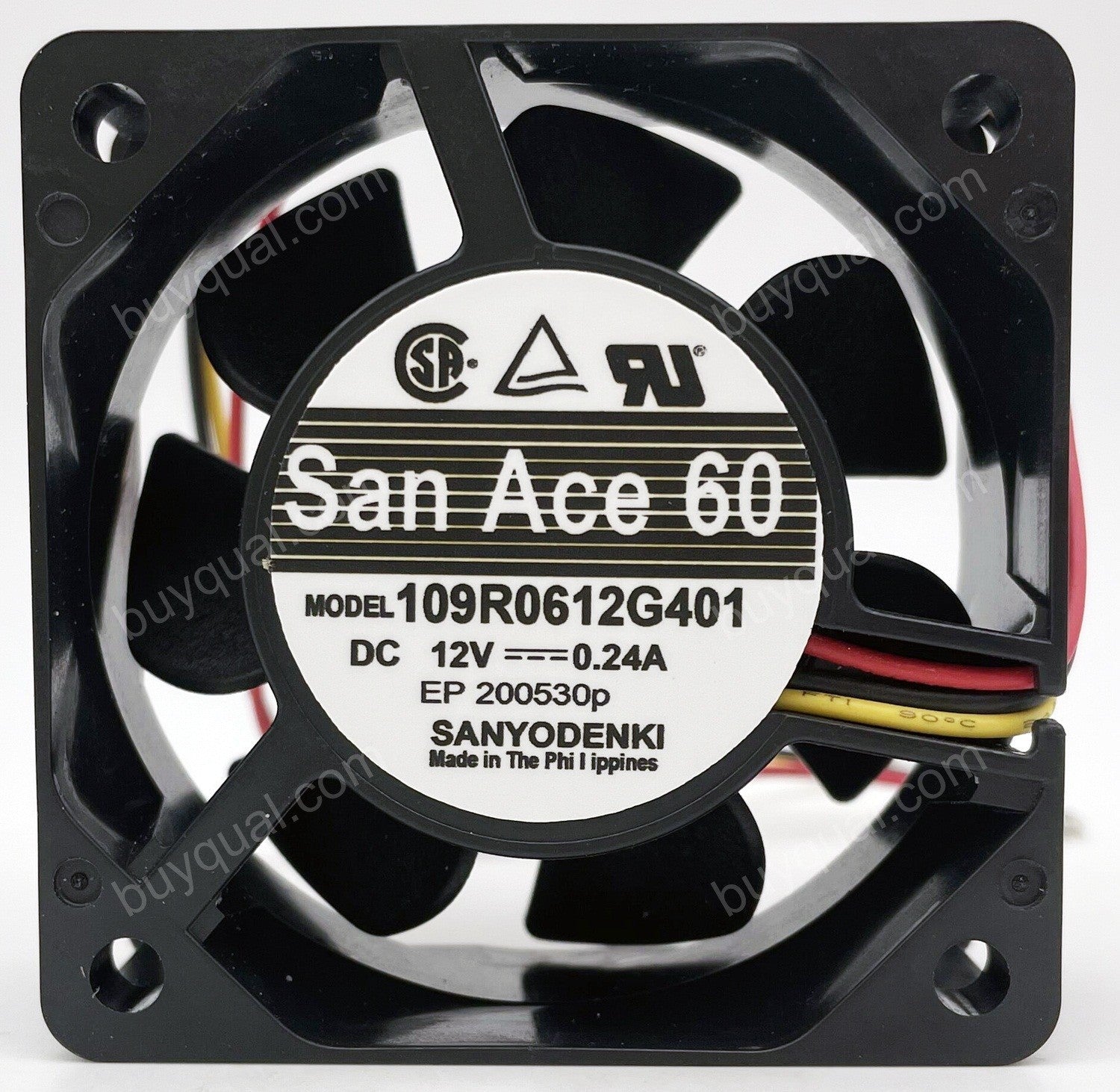 Sanyo 109R0612G401 12V 0.24A  3wires Cooling Fan - New