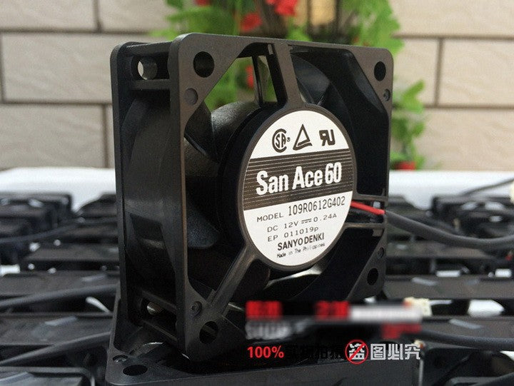 Sanyo 109R0612G402 12V 0.24A 2wires Cooling Fan