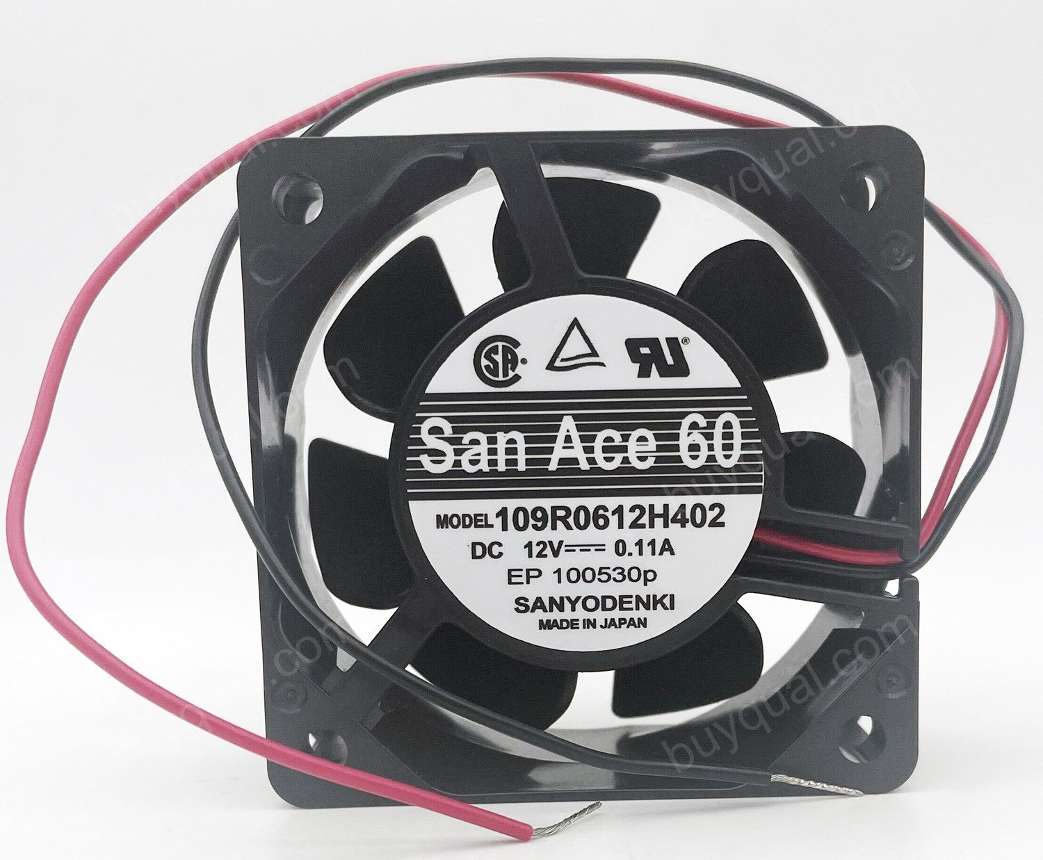 Sanyo 109R0612H402 12V 0.11A 1.32W 2wires Cooling Fan