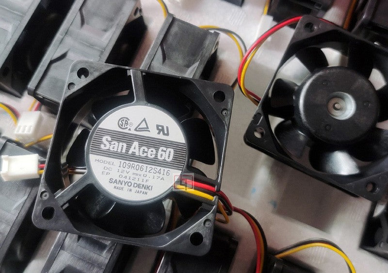 Sanyo 109R0612S416 12V 0.17A 3wires Cooling Fan
