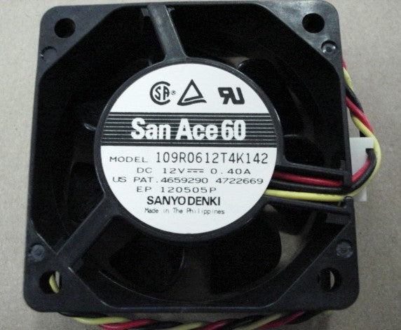 Sanyo 109R0612T4K142 12V 0.4A 3wires Cooling Fan