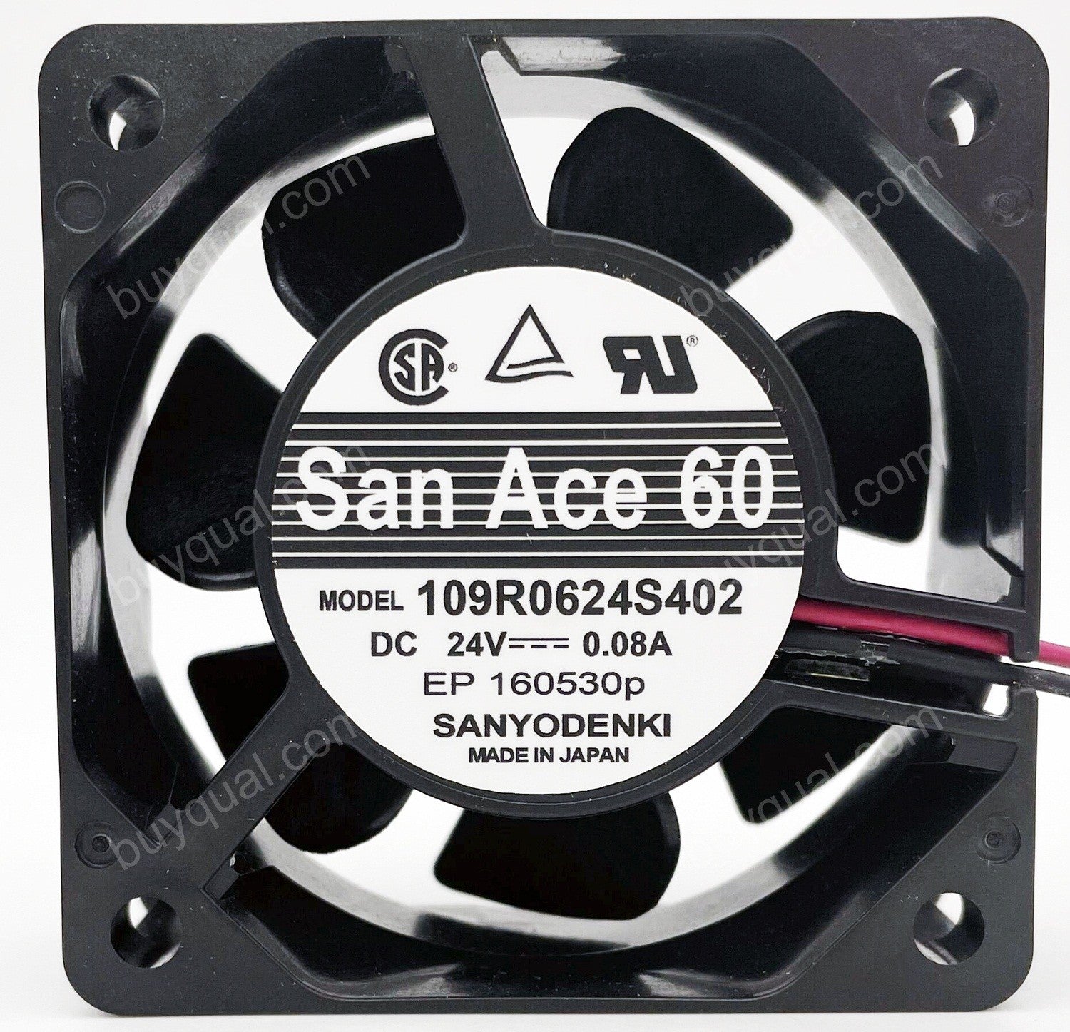 Sanyo 109R0624S402 24V 0.08A 1.92W 2wires Cooling Fan - Original New