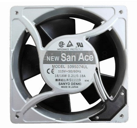 Sanyo 109S074UL 115V 18/16W 0.21/0.18A Cooling Fan