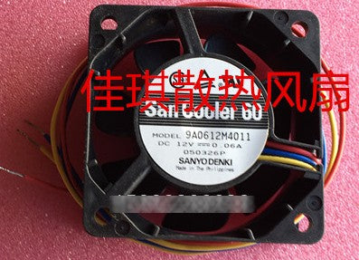 Sanyo 9A0612M4011 12V 0.06A  3wires Cooling Fan