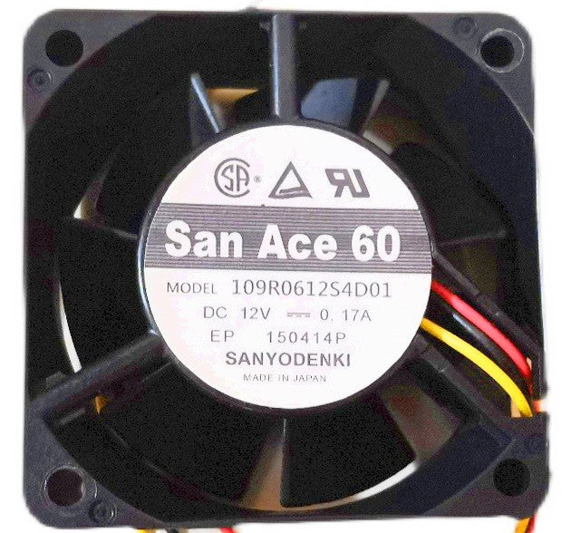 Sanyo 9A0612S4D01 12V 0.17A  3wires Cooling Fan