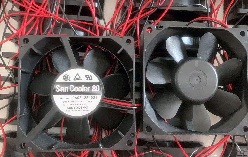 SANYO 9A0812S4021 12V 0.18A 2wires Cooling Fan