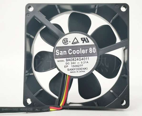 SANYO 9A0824G401 9A0824G4011 24V 0.21A 3wires Cooling Fan