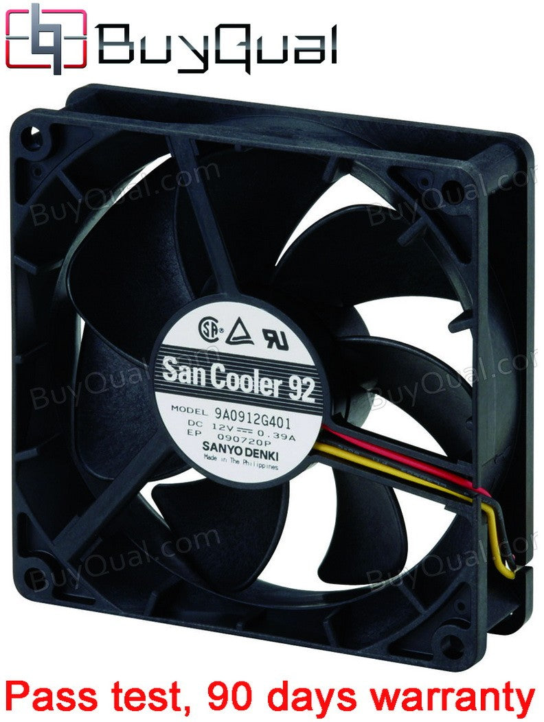 Sanyo 9A0912G401 12V 0.39A 2wires Cooling Fan