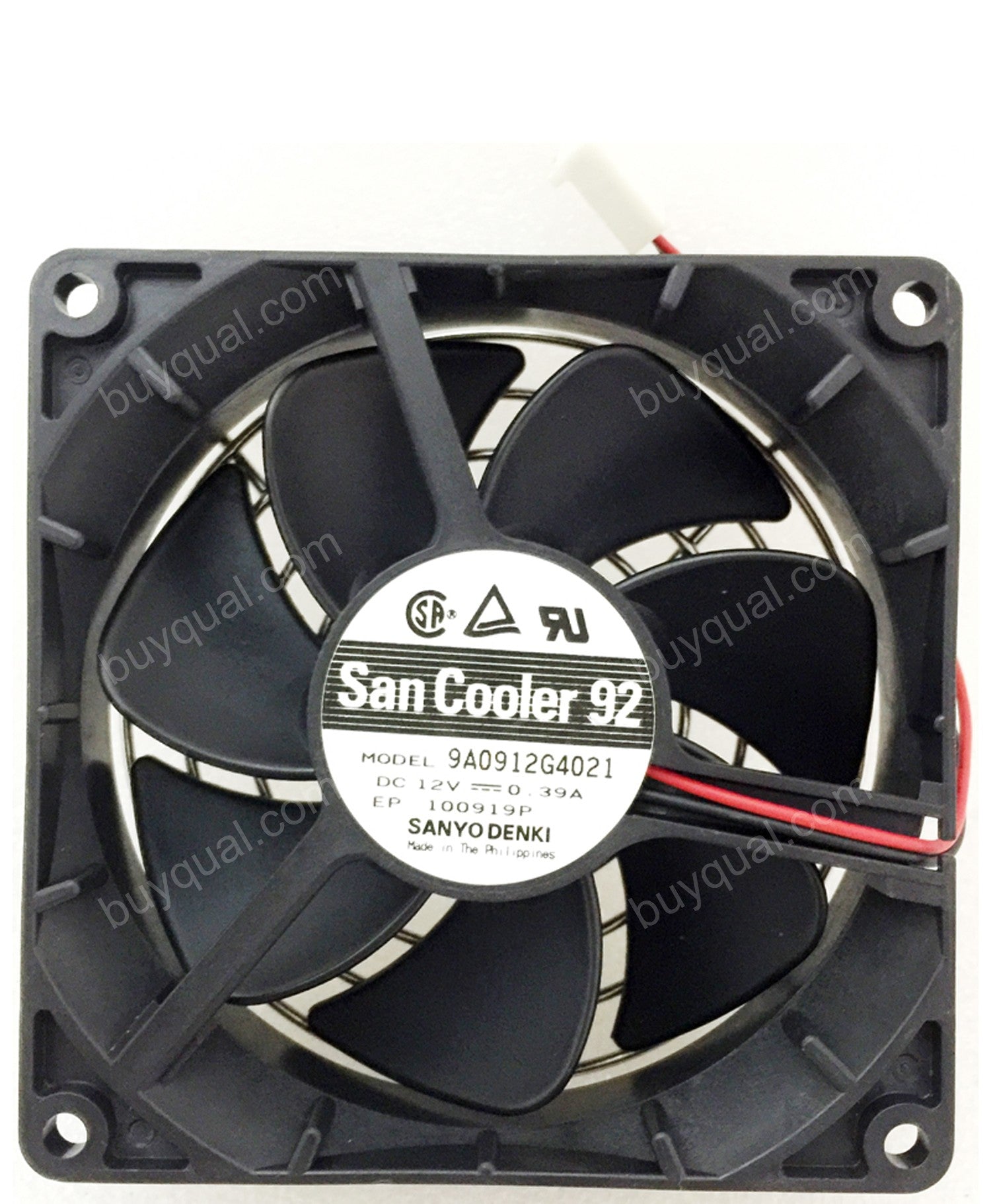 Sanyo 9A0912G4021 12V 0.39A 2wires Cooling Fan