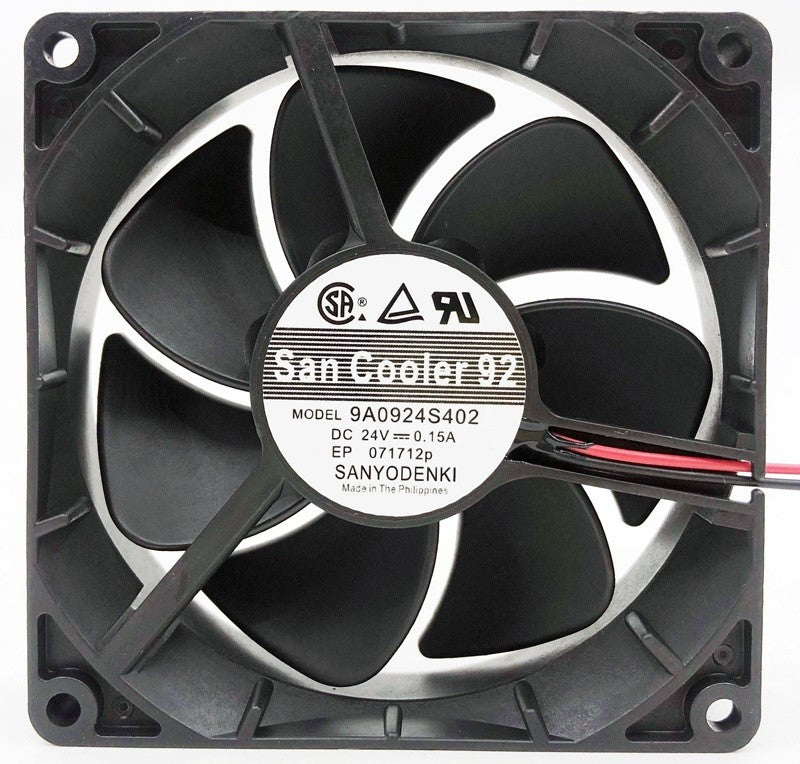 SANYO 9A0924S402 24V 0.15A 2wires Cooling Fan