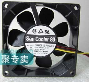 Sanyo 9AH0812P4G081 12V 0.38A 4wires Cooling Fan