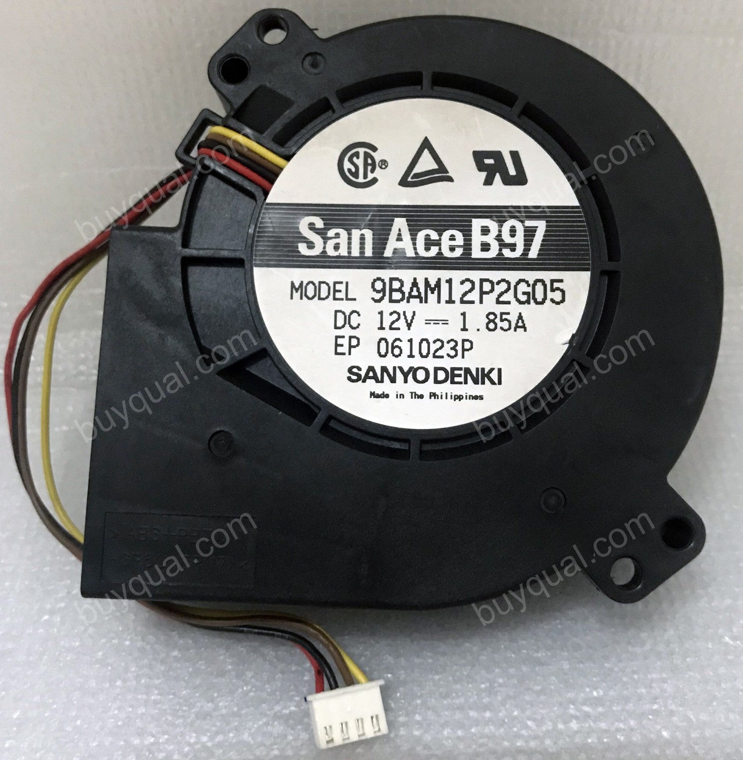 Sanyo 9BAM12P2G05 12V 1.85A 4wires Cooling Fan