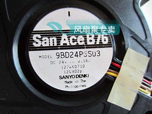 SANYO 9BD24P6S03 24V 0.16A 4wires cooling fan
