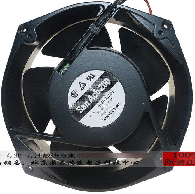 Sanyo 9EC2048A001 48V 2.2A 3wires Cooling Fan