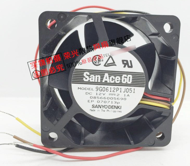 Sanyo 9G0612P1J051 12V 2.1A 4wires Cooling Fan