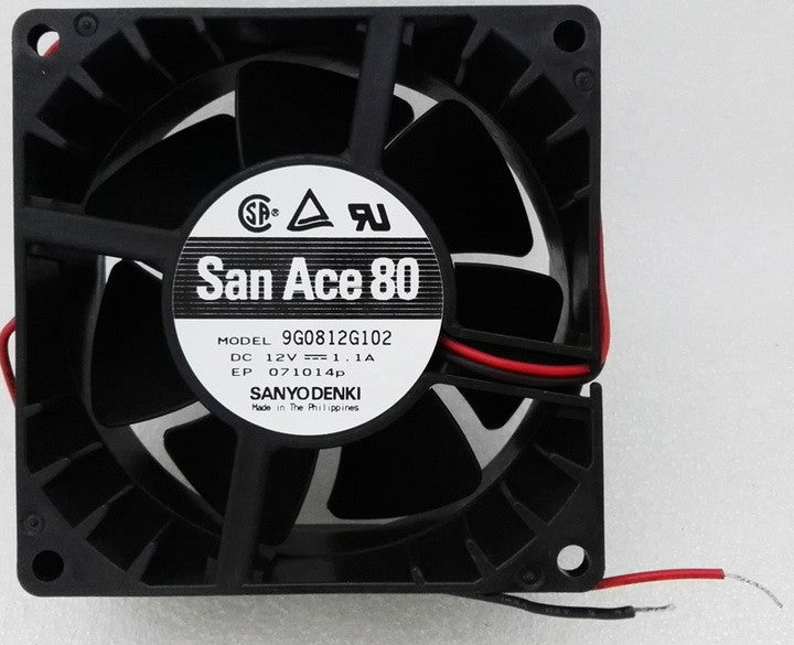 Sanyo 9G0812G102 12V 1.1A 2wires Cooling Fan