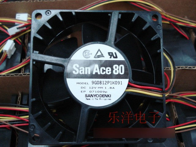 Sanyo 9G0812P1K091 12V 1.8A 4wires Cooling Fan