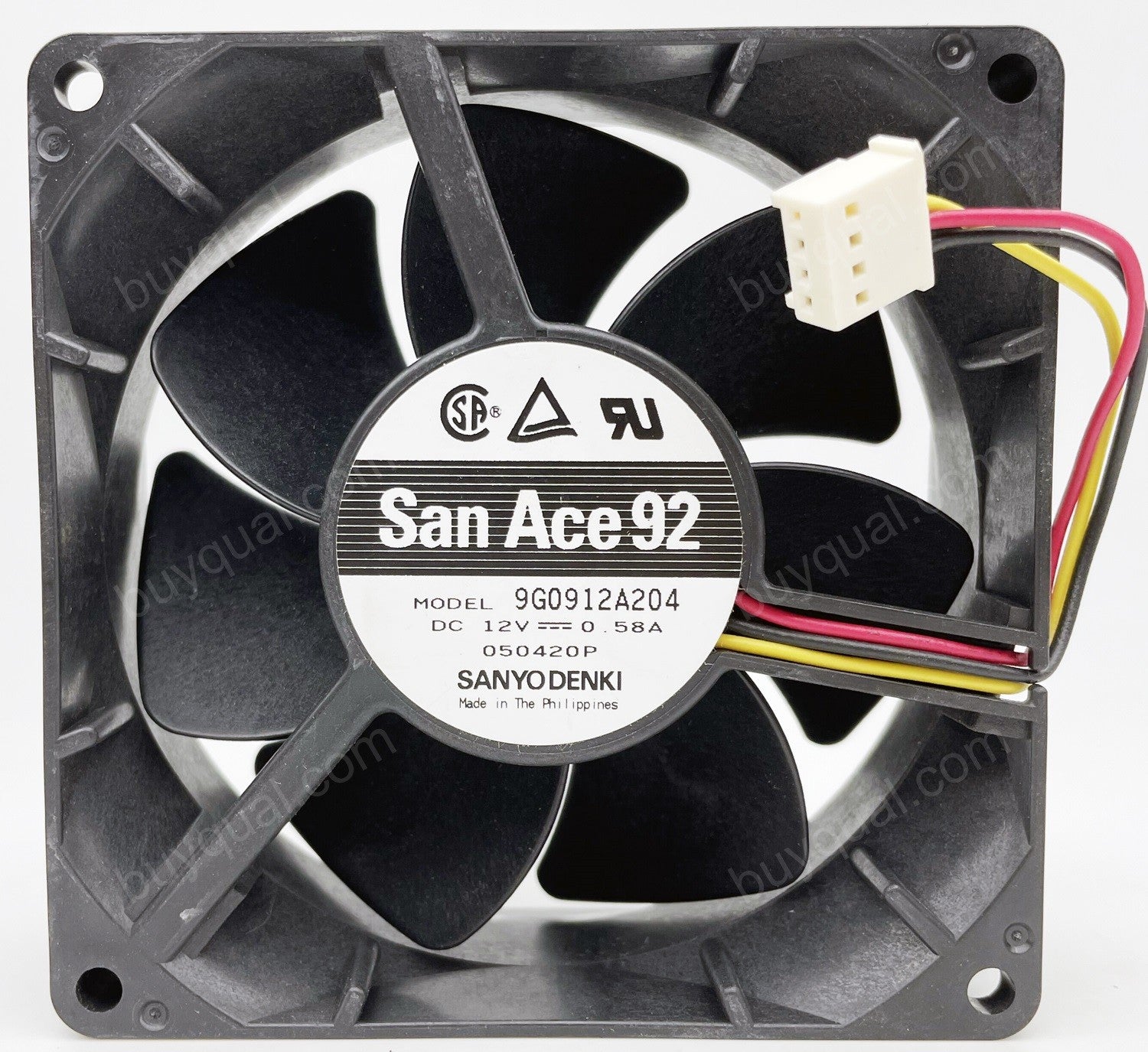 Sanyo 9G0912A201 9G0912A204 12V 0.58A 3wires Cooling Fan