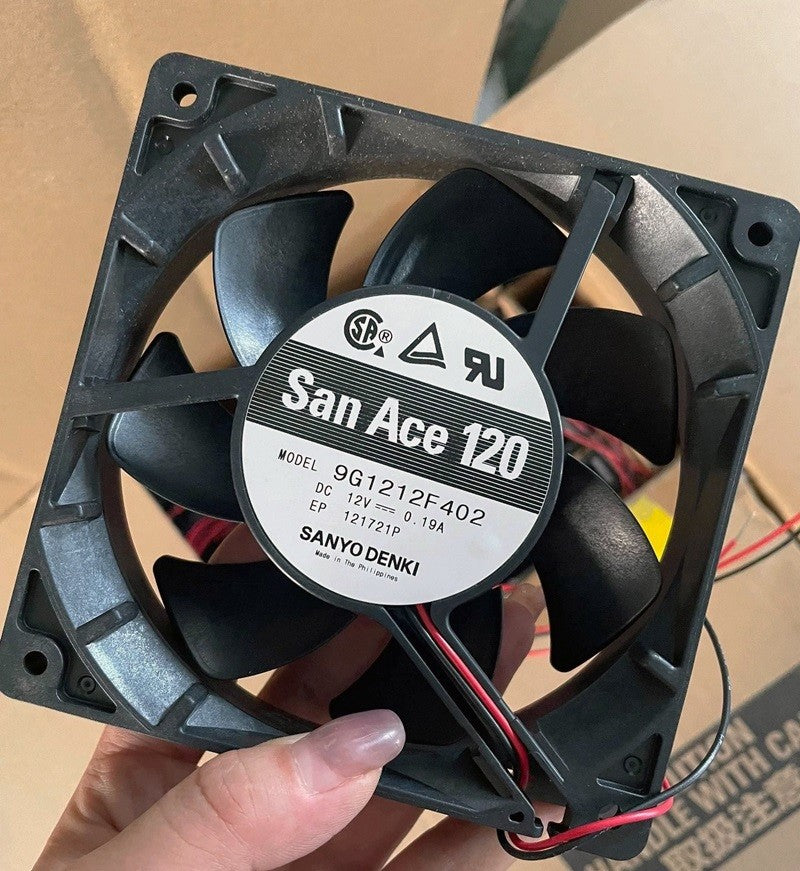 Sanyo 9G1212F402 12V 0.19A 2wires Cooling Fan