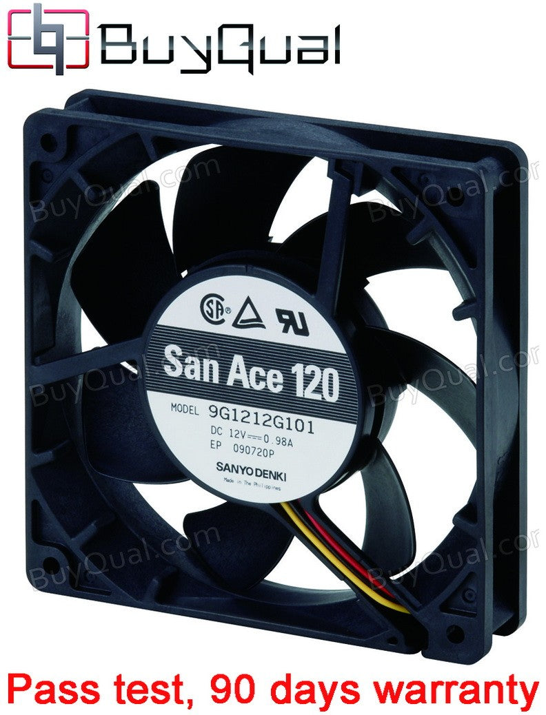 Sanyo 9G1212G101 12V 0.98A 3wires Cooling Fan