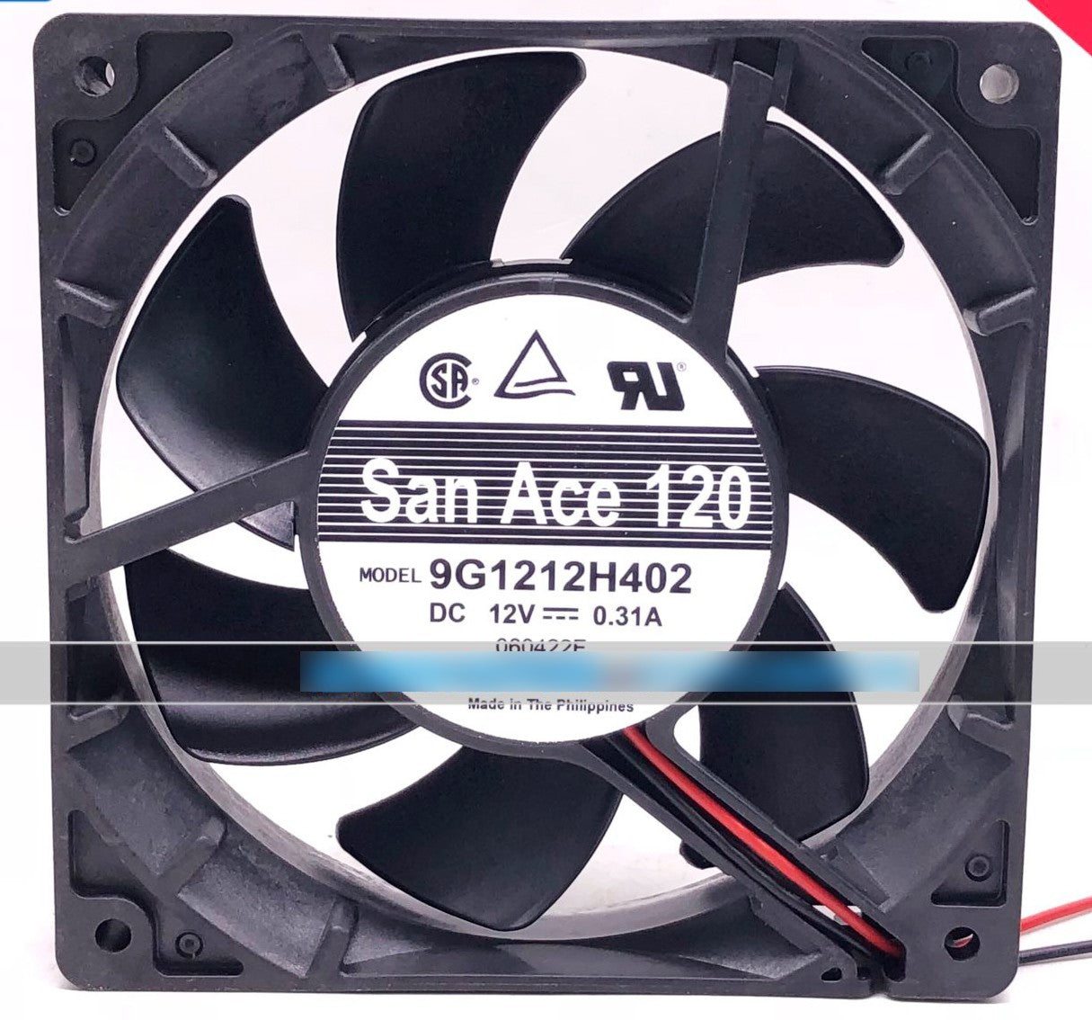 Sanyo 9G1212H402 12V 0.31A 2wires Cooling Fan