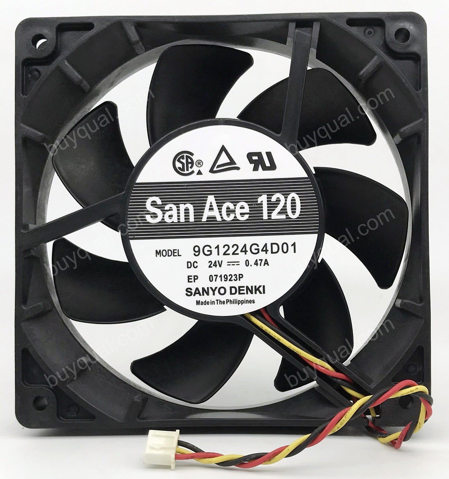 Sanyo 9G1224G4D01 24V 0.47A 3wires Cooling Fan