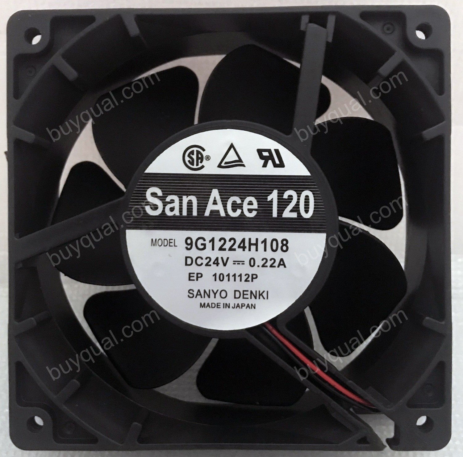 Sanyo 9G1224H108 24V 0.22A 2wires Cooling Fan - Original New