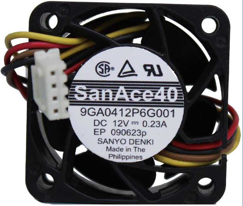 Sanyo 9GA0412P6G001 12V 0.23A 3wires Cooling Fan