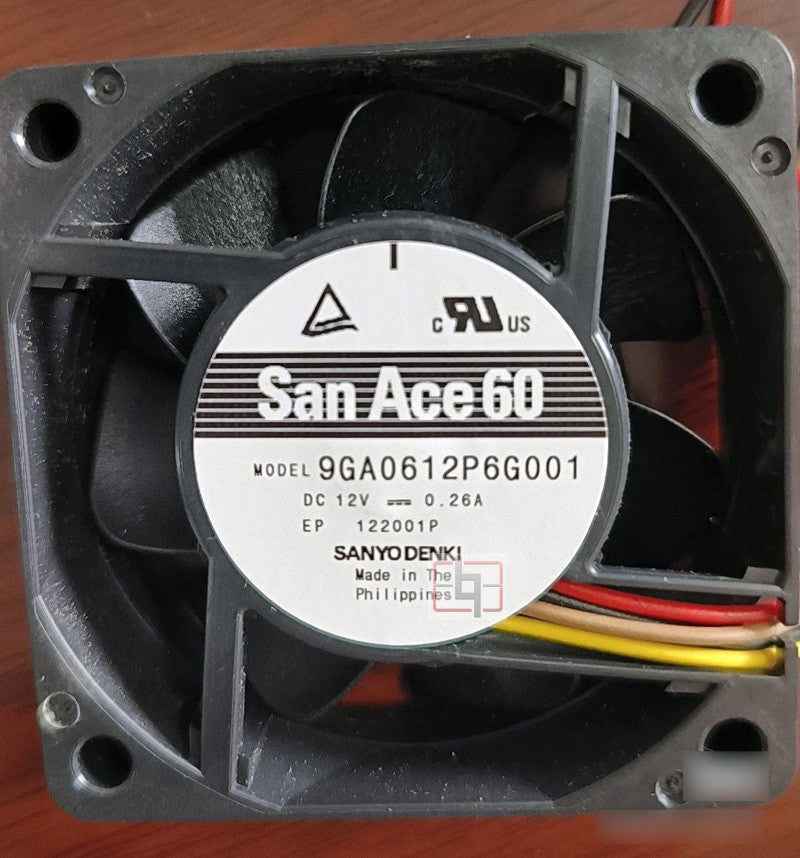 Sanyo 9GA0612P6G001 12V 0.26A 3.12W Cooling Fan