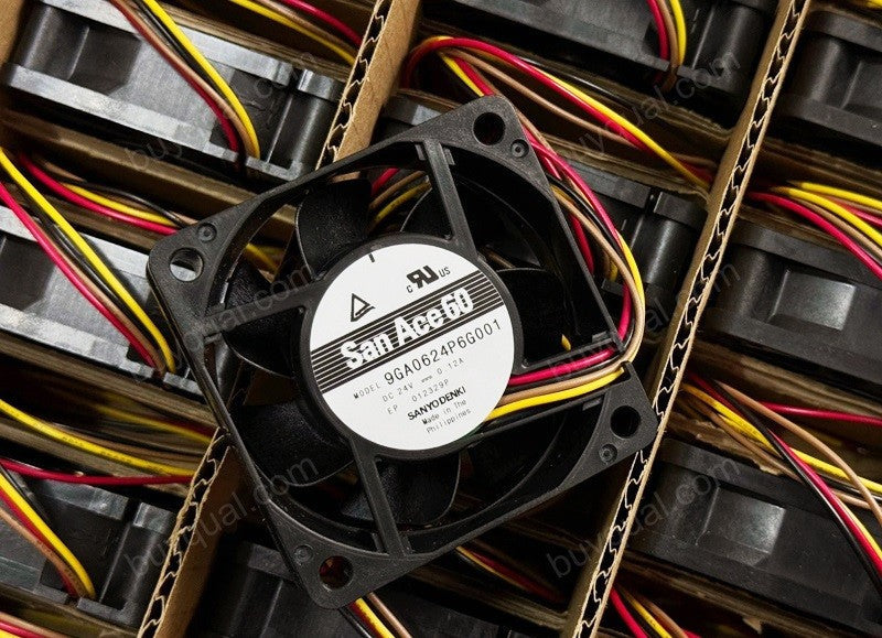 Sanyo 9GA0624P6G001 24V 0.12A 4wires Cooling Fan - New