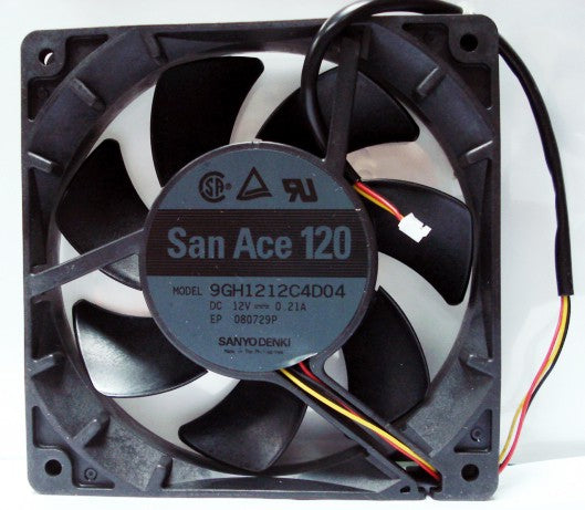 Sanyo 9GH1212C4D04 12V 0.21A 3wires Cooling Fan