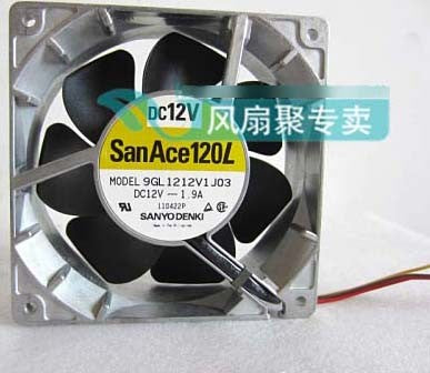 Sanyo 9GL1212V1J03 12V 1.9A 4wires Cooling Fan