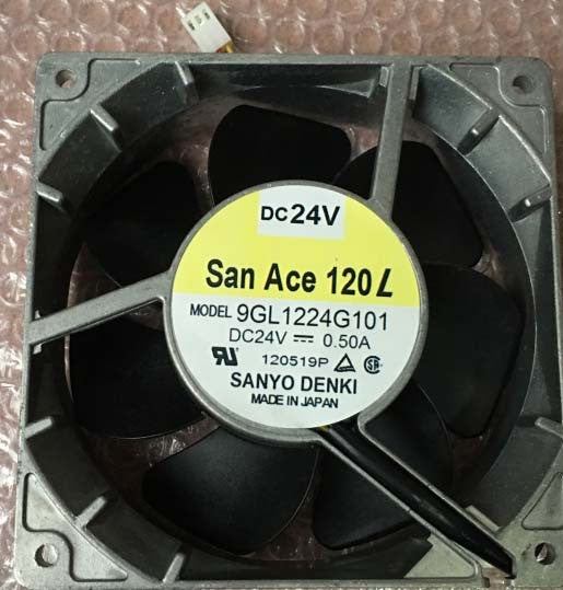 Sanyo 9GL1224G101 24V 0.5A 3wires Cooling Fan