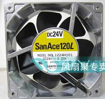 Sanyo 9GL1224H101 24V 0.22A  3wires Cooling Fan