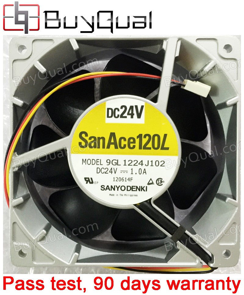 Sanyo 9GL1224J102 24V 1A 24W 3wires Cooling Fan